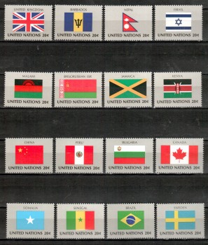 UNO New York Michelnummer 422 - 437 postfrisch UNO New York Michelnummer 422 - 437 postfrisch