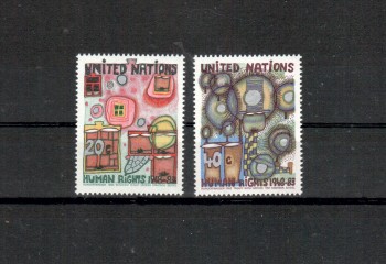 UNO New York Michelnummer 438 - 439 postfrisch UNO New York Michelnummer 438 - 439 postfrisch
