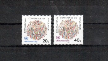 UNO New York Michelnummer 440 - 441 postfrisch UNO New York Michelnummer 440 - 441 postfrisch