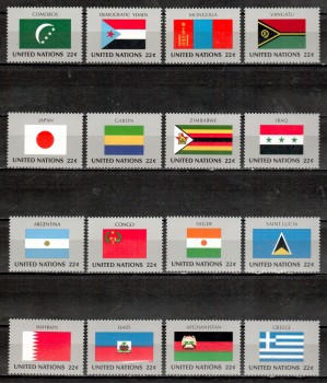 UNO New York Michelnummer 524 - 539 postfrisch