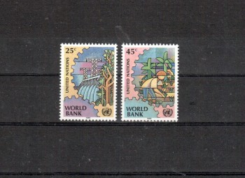 UNO New York Michelnummer 571 - 572 postfrisch UNO New York Michelnummer 571 - 572 postfrisch