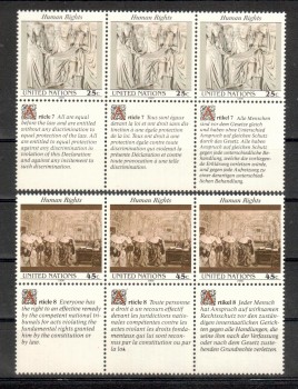 UNO New York Michelnummer 606 - 607 postfrisch