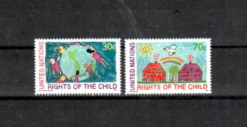 UNO New York Michelnummer 615 - 616 postfrisch