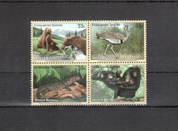 UNO New York Michelnummer 831 - 834 postfrisch