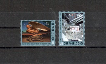 UNO New York Michelnummer 835 - 836 postfrisch