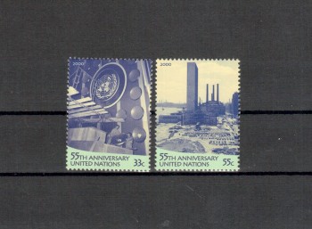 UNO New York Michelnummer 837 - 838 postfrisch