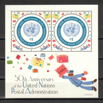 UNO New York Michelnummer 883 Block 21 postfrisch UNO New York Michelnummer 883 Block 21 postfrisch