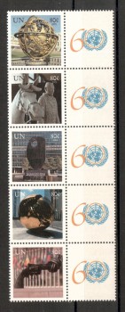 UNO New York Michelnummer 977 - 981 postfrisch UNO New York Michelnummer 977 - 981 postfrisch