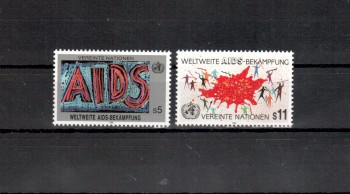 UNO Wien Michelnummer 100 - 101 postfrisch UNO Wien Michelnummer 100 - 101 postfrisch