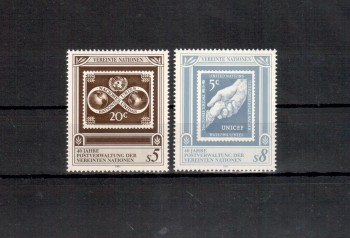 UNO Wien Michelnummer 121 - 122 postfrisch