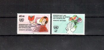 UNO Wien Michelnummer 135 - 136 postfrisch UNO Wien Michelnummer 135 - 136 postfrisch