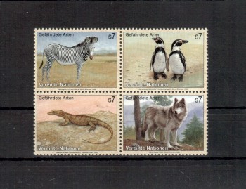 UNO Wien Michelnummer 143 - 146 postfrisch UNO Wien Michelnummer 143 - 146 postfrisch