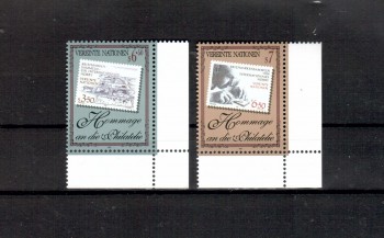 UNO Wien Michelnummer 236 - 237 postfrisch UNO Wien Michelnummer 236 - 237 postfrisch