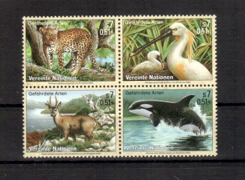 UNO Wien Michelnummer 303 - 306 postfrisch UNO Wien Michelnummer 303 - 306 postfrisch