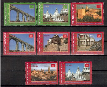 UNO Wien Michelnummer 317 - 324 postfrisch UNO Wien Michelnummer 317 - 324 postfrisch