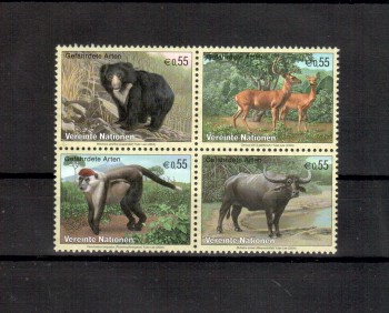 UNO Wien Michelnummer 406 - 409 postfrisch UNO Wien Michelnummer 406 - 409 postfrisch