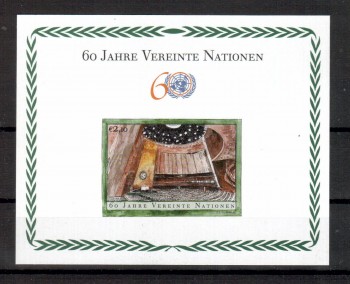 UNO Wien Michelnummer 433 Block 19 postfrisch UNO Wien Michelnummer 433 Block 19 postfrisch