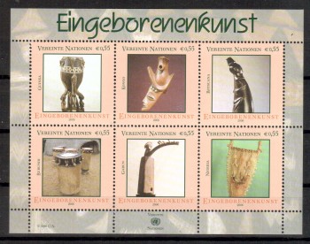 UNO Wien Michelnummer 455 - 460 Block 20 postfrisch UNO Wien Michelnummer 455 - 460 Block 20 postfrisch