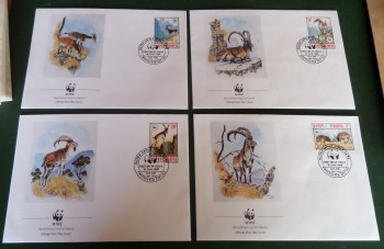 wwffdc: 006 Aethiopien Michelnummer 1385 - 1388 wwffdc: 006 Aethiopien Michelnummer 1385 - 1388