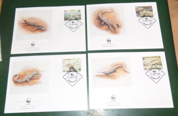 wwffdc: 009 Bangladesh Michelnummer 323 - 326 wwffdc: 009 Bangladesh Michelnummer 323 - 326