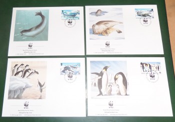 wwffdc: 014 Brit.Antarktis Gebiet Michelnummer 193 - 196 wwffdc: 014 Brit.Antarktis Gebiet Michelnummer 193 - 196