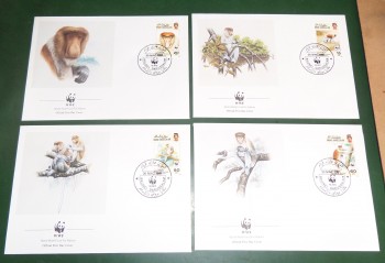 wwffdc: 016 Brunei Michelnummer 430 - 433 wwffdc: 016 Brunei Michelnummer 430 - 433