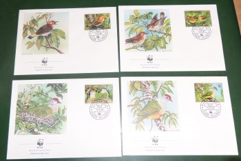 wwffdc: 020 Cook Inseln Michelnummer 1278 - 1281 wwffdc: 020 Cook Inseln Michelnummer 1278 - 1281