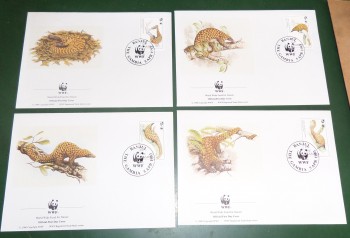 wwffdc: 028 Gambia  Michelnummer 1550 - 1553